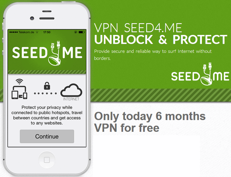 Miễn phí 6 tháng phần mềm đổi IP VPN SEED4 Premium