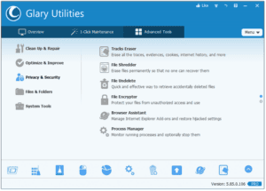 Key bản quyền phần mềm chăm sóc máy tính Glary Utilities Pro 5