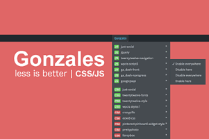 Load file js, css trên những trang nhất định với plugin Gonzales