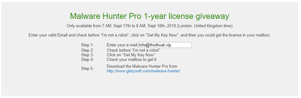 Miễn phí key bản quyền phần mềm Malware Hunter Pro Malware-hunter-pro