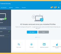 Miễn phí 6 tháng phần mềm diệt virus McAfee Internet Security 2020