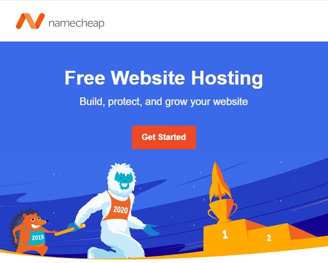 Trải nghiệm hosting miễn phí tại Namecheap trong 1 tháng