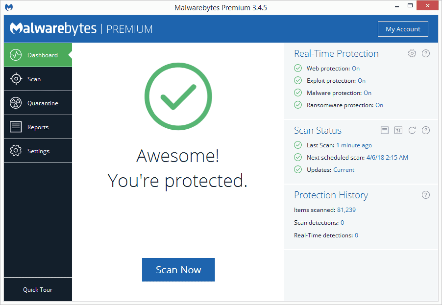 Miễn phí bản quyền 3 tháng phần mềm Malwarebytes Premium