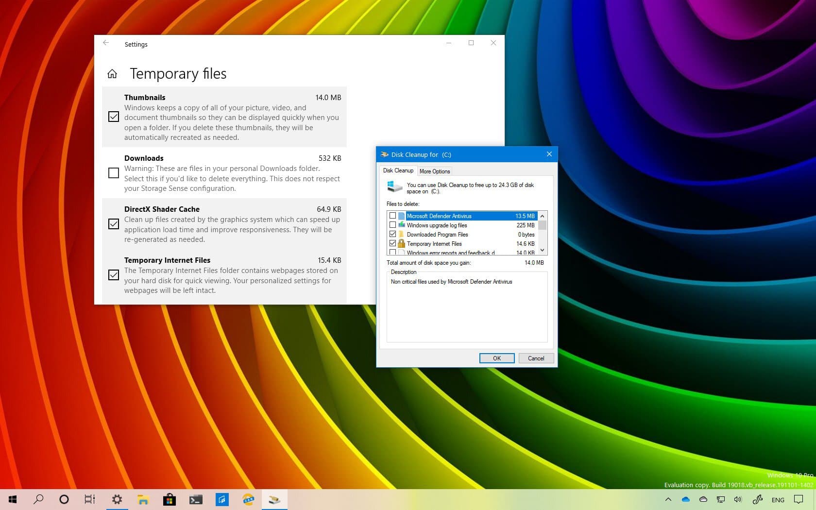 Disk Cleanup Windows10