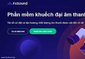Phần mềm khuếch đại âm thanh FxSound cho Windows