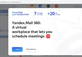 Nhận thêm +20 GB lưu trữ khi nâng cấp Yandex.Mail 360