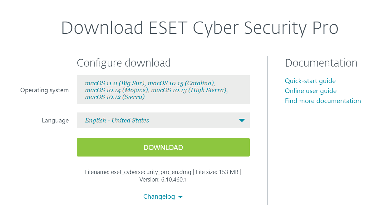 Download Eset Cyber Security Pro