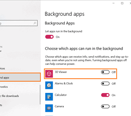 Hướng dẫn tắt các ứng dụng chạy trong nền trên Windows 10