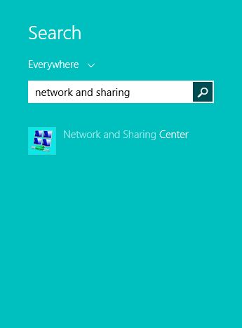 Network Sharing Center 6