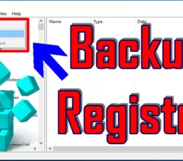 Sao lưu và phục hồi registry trên Windows 10