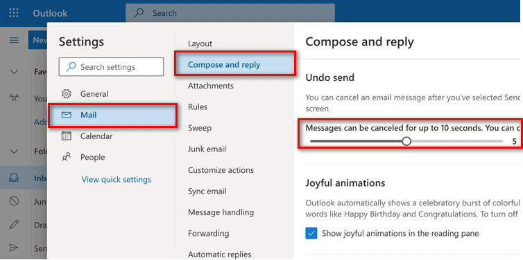 Cách thu hồi một email đã gửi trong Outlook trên web