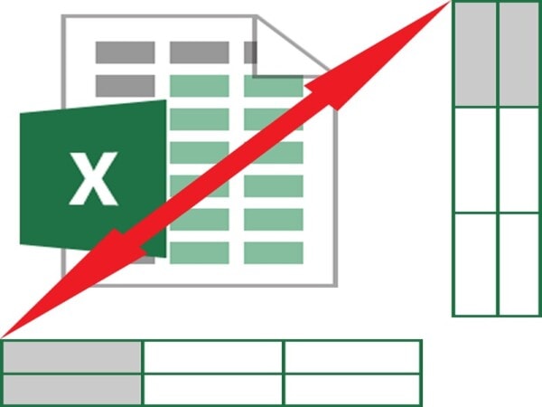 Cách chuyển đổi cột thành hàng trong Excel
