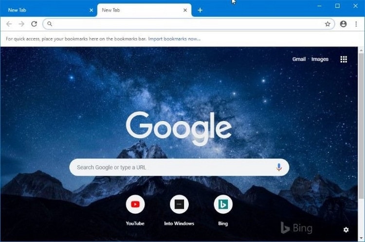 Cách thay đổi nền Google trong Chrome