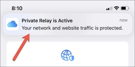private relay is active