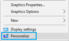 01 personalize option desktop right click