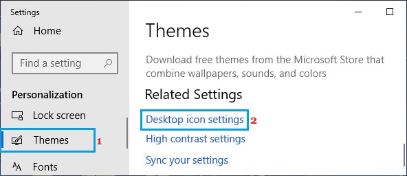02 desktop icon settings option windows