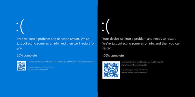Tạm biệt màn hình xanh, chào màn hình đen trên Windows 11