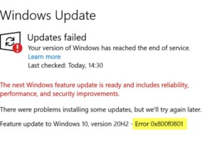 Cách khắc phục mã lỗi Windows Update 0x80070012