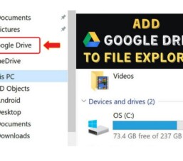 Cách để chèn thư mục Google Driver vào File Explorer trên Windows 10