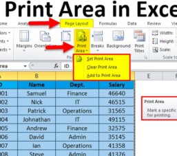 Cách chỉ in một vùng được chọn cụ thể của bảng tính Excel