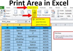 Cách chỉ in một vùng được chọn cụ thể của bảng tính Excel