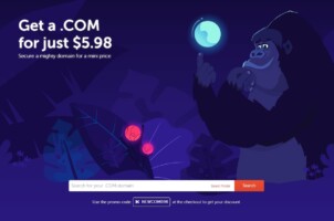 Namecheap giảm giá tên miền .com còn $6.98