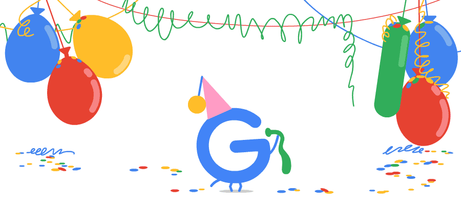Chúc mừng sinh nhật Google