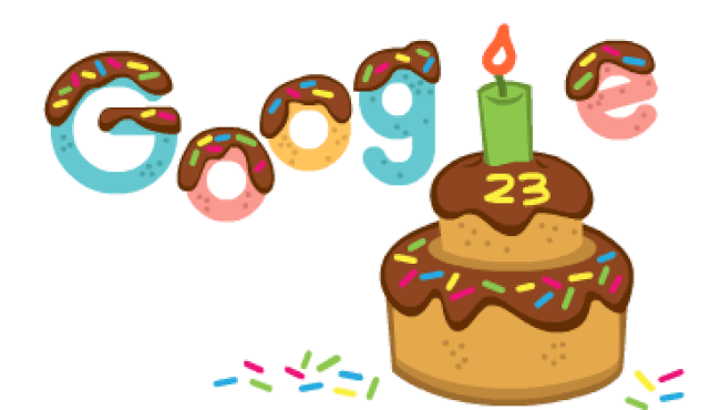 googles 23rd birthday